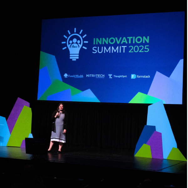 HIKE2 Founder Amanda Wodzneski kicks off last year's Innovation Summit that returns this March 25-26