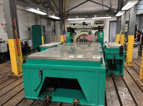 Clark testing's new shake table is the largest in the East Coast.
