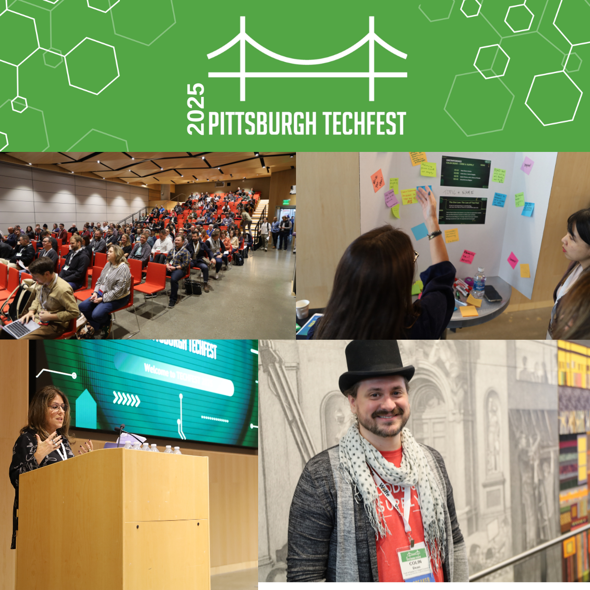 TechFest drew nearly 400 people to CMU's Tepper School of Business for a full day of talks and an Unconference.