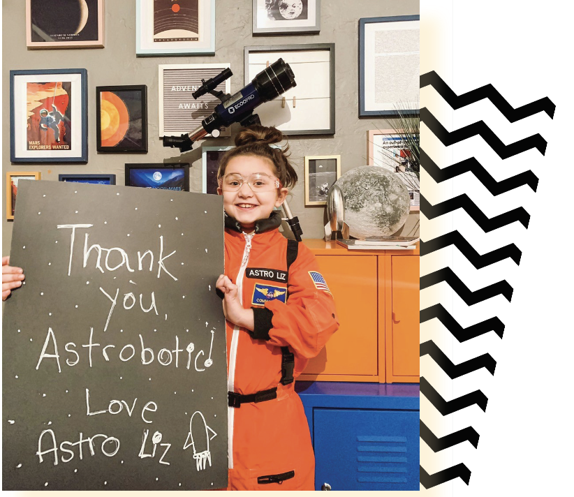 Astro Liz Astrobotic issue of OnRAMP Magazine