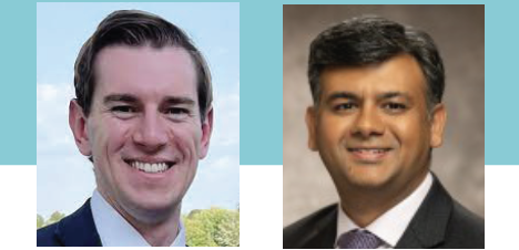 From left: Matthew Mackowiak, Director of Government Affairs at Core, and Mitesh Thakkar, Core’s President and CFO.