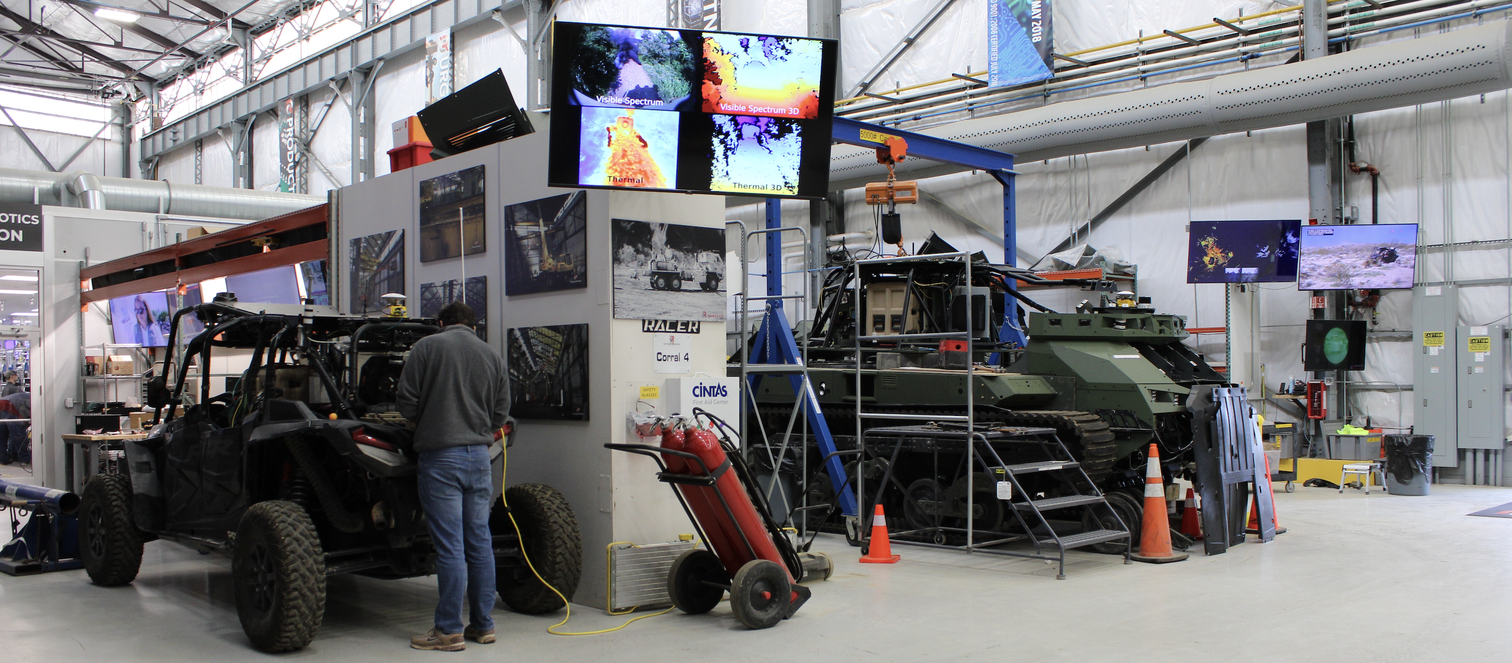 Carnegie Robotics's HQ is in a rehabilitated steel mill in Lawrenceville.