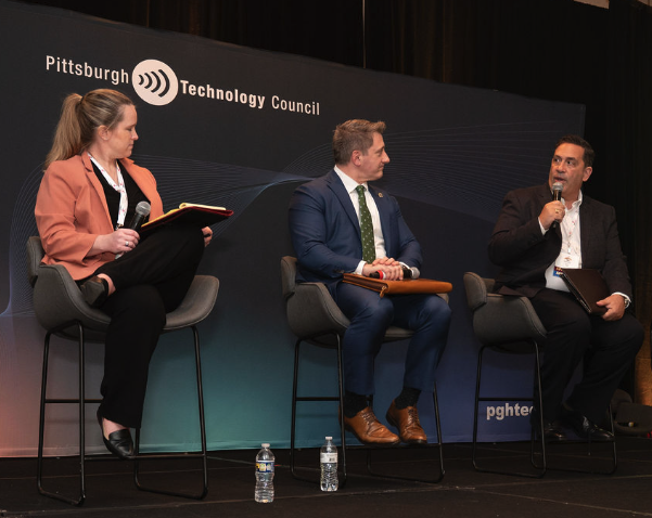 From left: Kelly Locher, Assistant U.S. Attorney for the Western District of Pennsylvania; Richard Evanchec, Special Agent in Charge of the FBI Pittsburgh Field Office; and David Kane, Founder of Ethical Intruder.