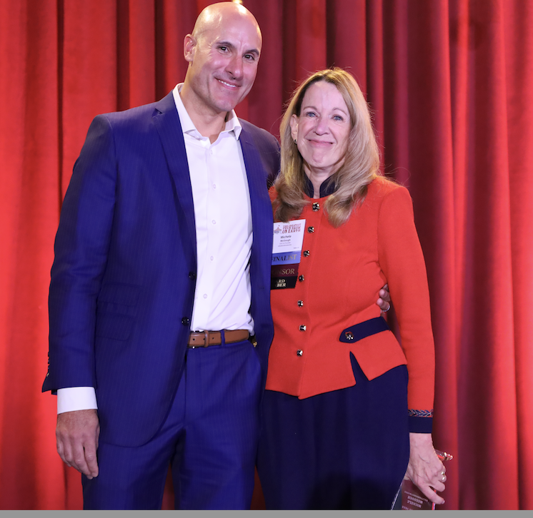 PNC's Matthew George with solutions4networks Founder Michele McGough.