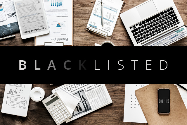 email blacklisted