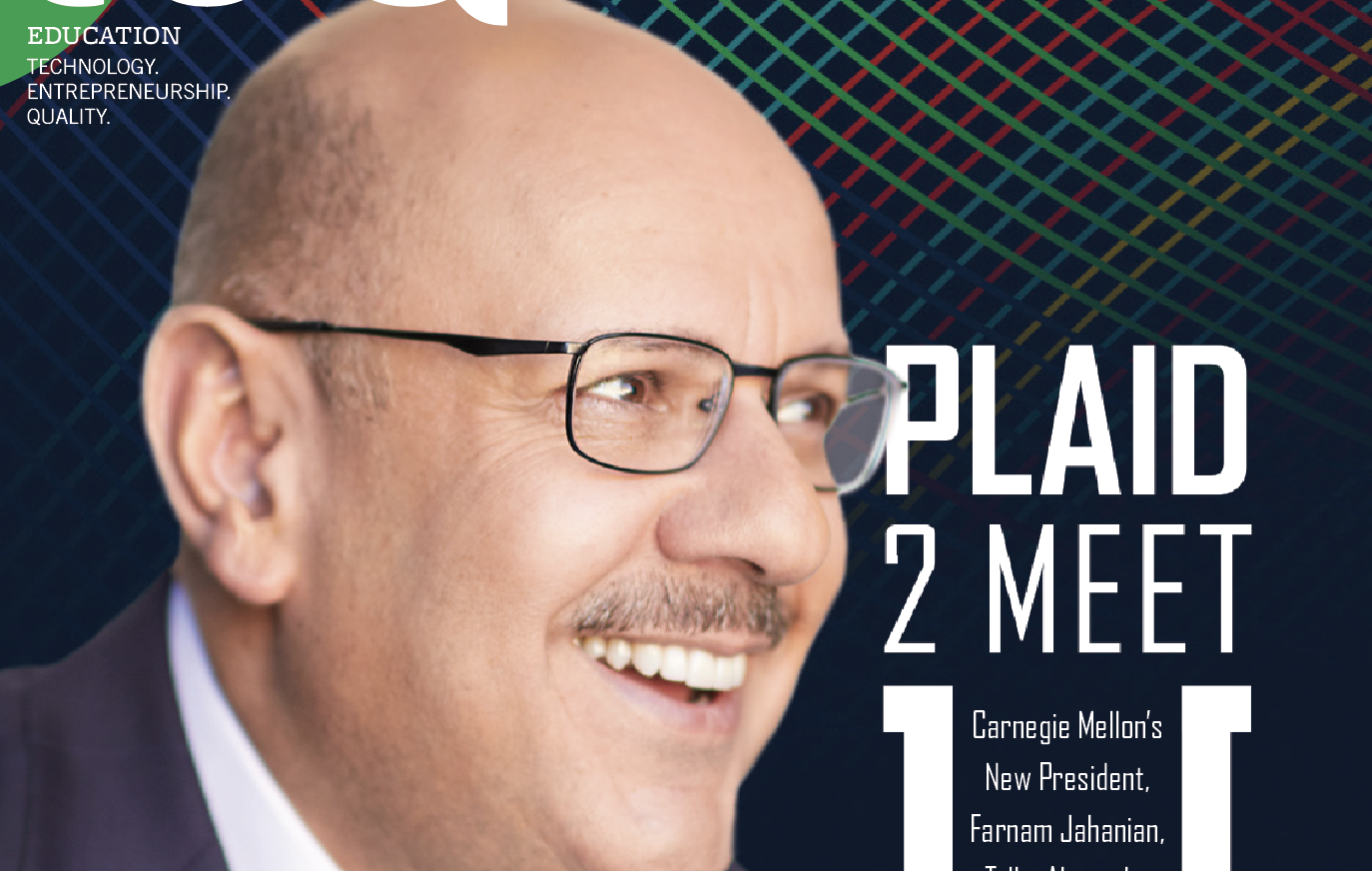 Plaid to Meet You! Farnam Jahanian Talks About CMU's Impact Locally and